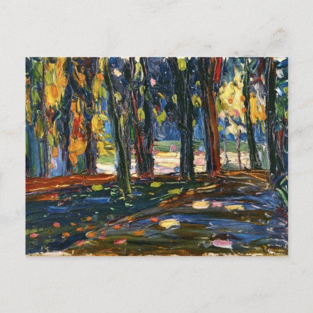 Kandinsky - Park of St. Cloud, Autumn II Postcard (Front)