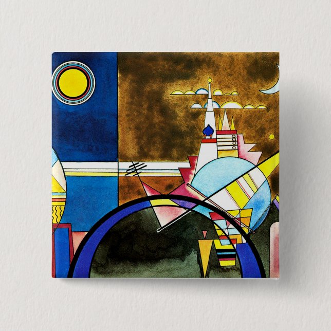 Kandinsky - Picture XXI, Great Gate Kiev Button (Front)