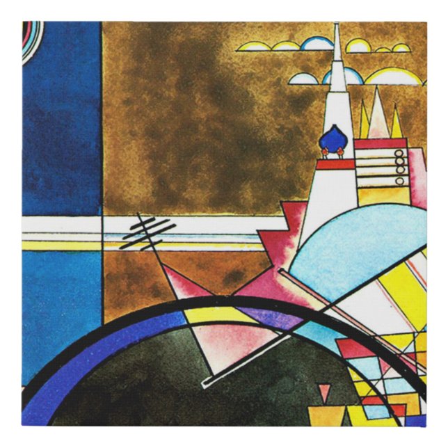 Kandinsky - Picture XXI, Great Gate Kiev Faux Canvas Print (Front)