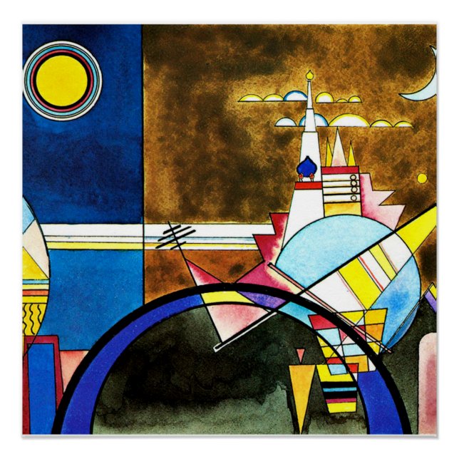 Kandinsky - Picture XXI, Great Gate Kiev Poster (Front)