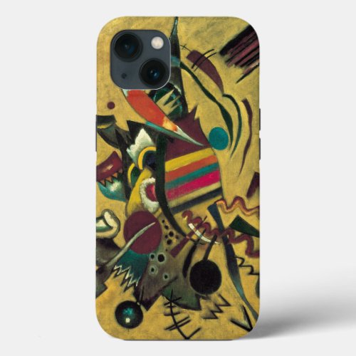 Kandinsky Points Abstract Canvas Painting iPhone 13 Case