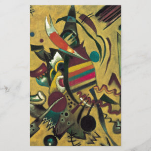 Kandinsky Points Abstract Canvas Painting Stationery
