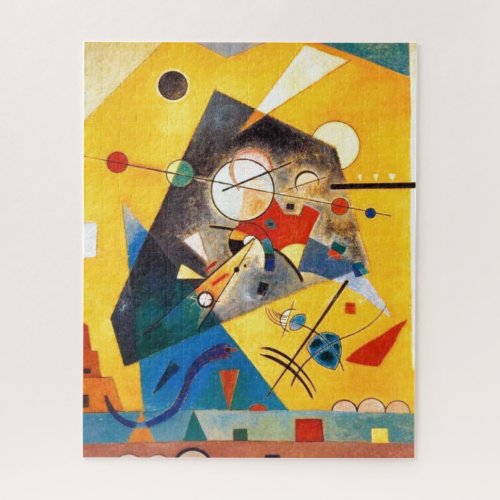 Kandinsky Quiet Harmony Abstract Art Jigsaw Puzzle