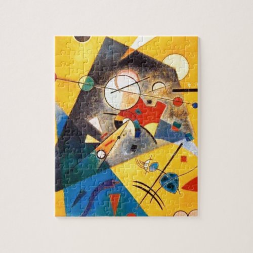 Kandinsky Quiet Harmony Abstract Art Jigsaw Puzzle