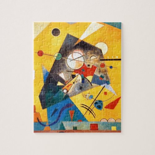 Kandinsky Quiet Harmony Abstract Art Jigsaw Puzzle