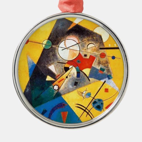 Kandinsky Quiet Harmony Abstract Art Metal Ornament