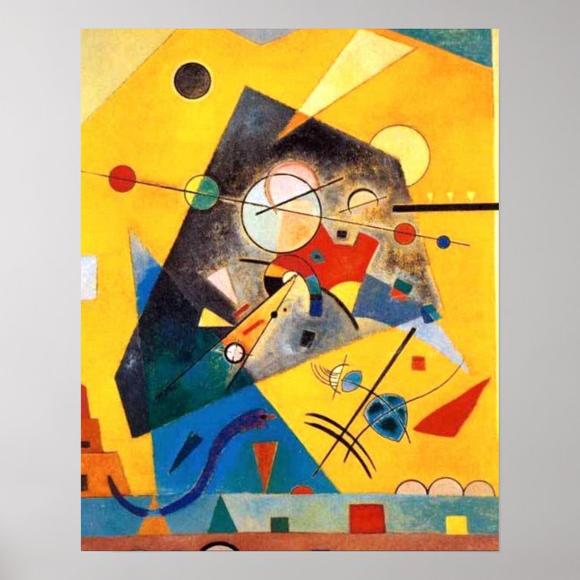 Kandinsky Quiet Harmony Abstract Art Poster (Front)