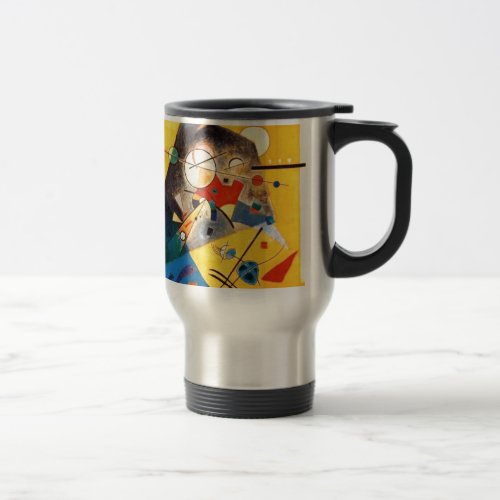 Kandinsky Quiet Harmony Abstract Art Travel Mug