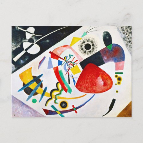 Kandinsky Red Spot Postcard