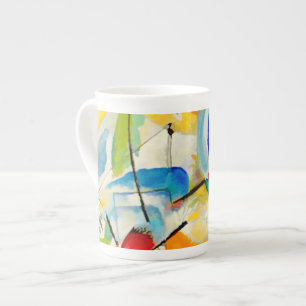 Kandinsky Sea Battle 1913 Bone China Mug