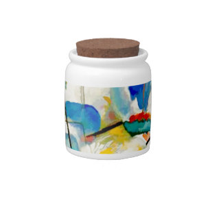 Kandinsky Sea Battle 1913 Candy Jar