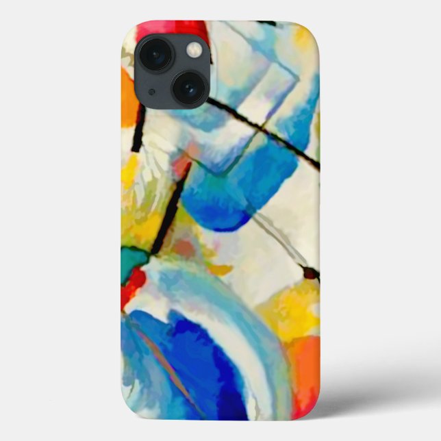 Kandinsky Sea Battle 1913 Case-Mate iPhone Case (Back)