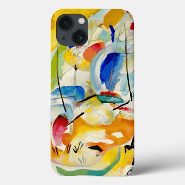 Kandinsky Sea Battle 1913 Case-Mate iPhone Case (Back)
