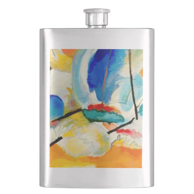 Kandinsky Sea Battle 1913 Flask (Front)