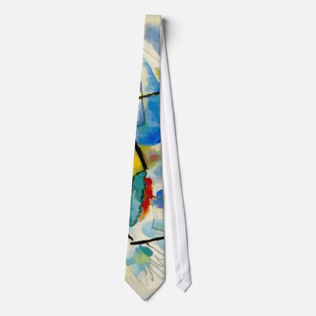 Kandinsky Sea Battle 1913 Neck Tie (Front)