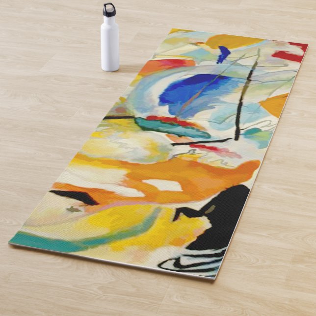 Kandinsky Sea Battle 1913 Yoga Mat (In Situ)