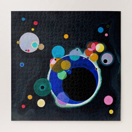 Kandinsky Several Circles Abstract Art Painting Jigsaw Puzzle