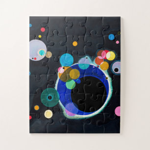 Kandinsky Several Circles Abstract Art Painting Jigsaw Puzzle