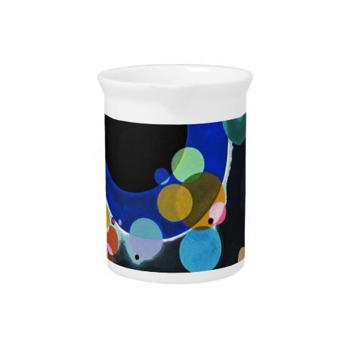 Kandinsky Several Circles Abstract Beverage Pitcher