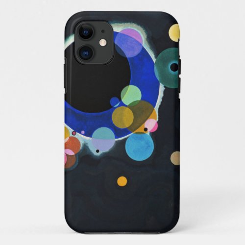 Kandinsky Several Circles Abstract iPhone 11 Case