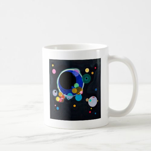 Kandinsky Several Circles Abstract Coffee Mug