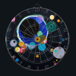Kandinsky Several Circles Abstract Dart Board<br><div class="desc">One of the notable works of Wassily Kandinsky, one of the founders of abstract art. Kandinsky took his place in history as one of the unique artists who broke new ground in world art.</div>