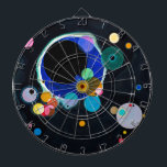 Kandinsky Several Circles Abstract Dart Board<br><div class="desc">One of the notable works of Wassily Kandinsky,  one of the founders of abstract art. Kandinsky took his place in history as one of the unique artists who broke new ground in world art.</div>