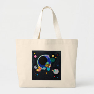 Kandinsky Several Circles Abstract Large Tote Bag