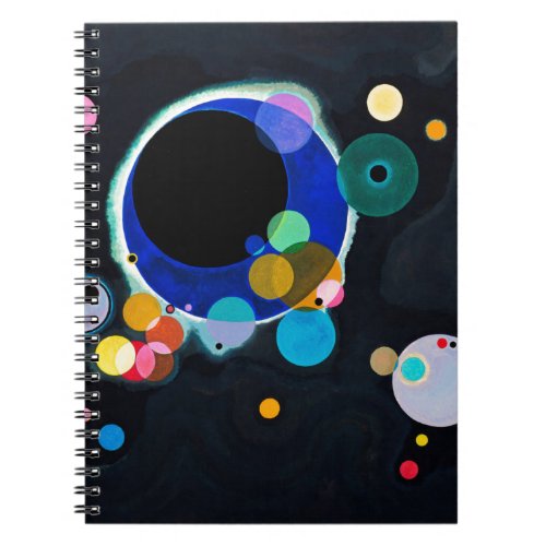 Kandinsky Several Circles Abstract Notebook