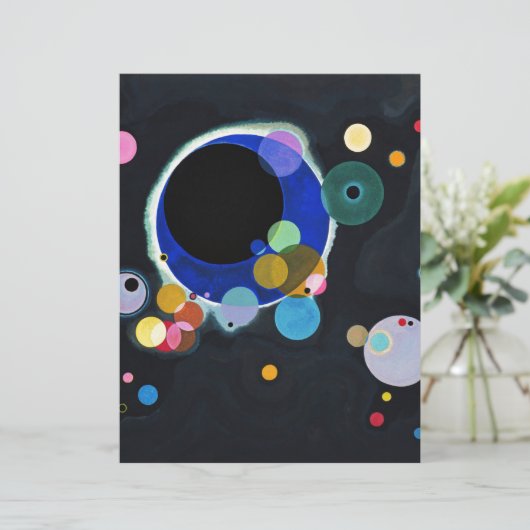 Kandinsky Several Circles Artwork (Standing Front)
