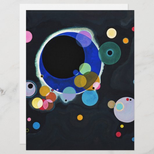 Kandinsky Several Circles Artwork (Front/Back)
