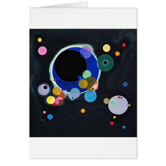 Kandinsky Several Circles Artwork Cards (Front)