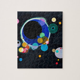 Kandinsky Several Circles Artwork Jigsaw Puzzle