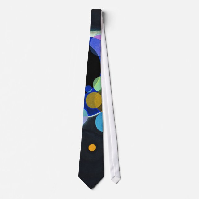 Kandinsky Several Circles Artwork Neck Tie (Front)
