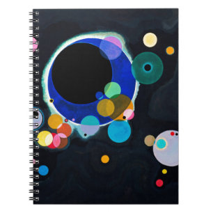 Kandinsky Several Circles Artwork Notebook