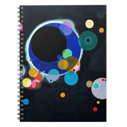 Kandinsky Several Circles Artwork Notebook