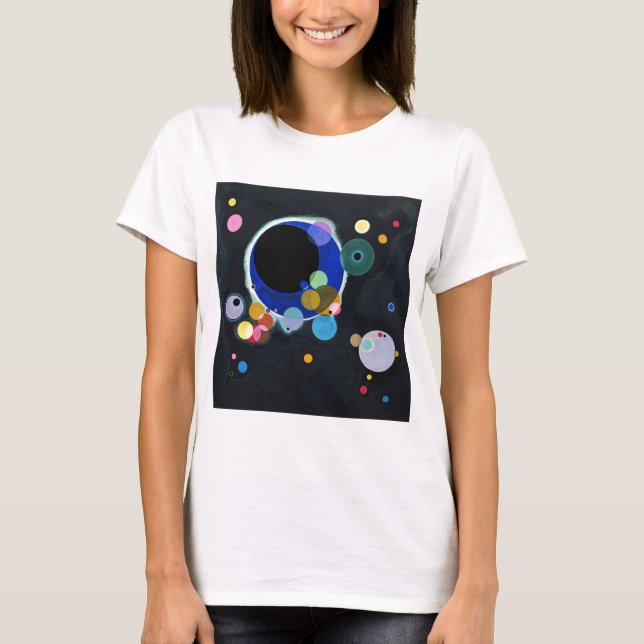 Kandinsky Several Circles Artwork T-Shirt (Front)