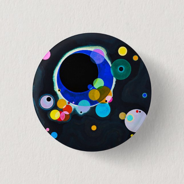 Kandinsky Several Circles Button (Front)