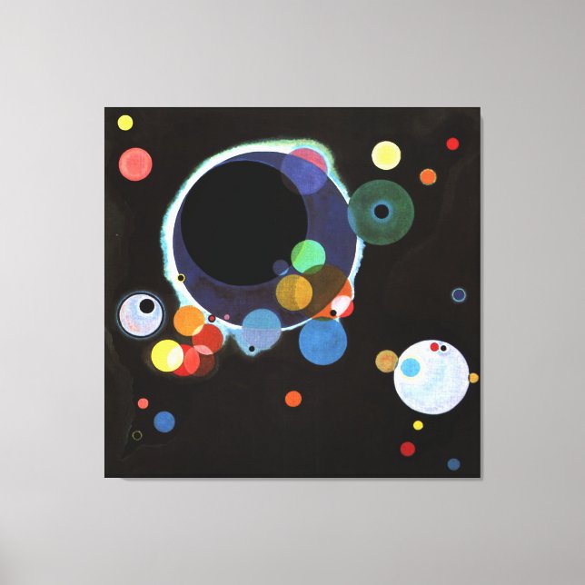 Kandinsky - Several Circles  Canvas Print (Front)