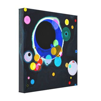 Kandinsky Several Circles Canvas Print