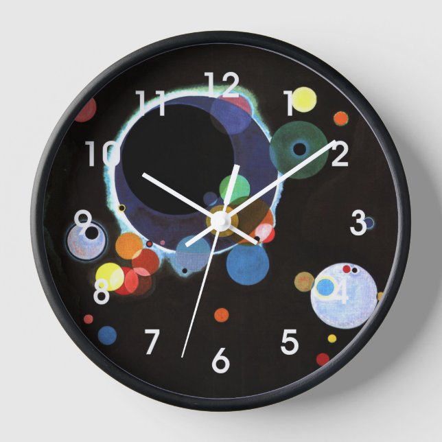 Kandinsky - Several Circles,  Clock (Front)