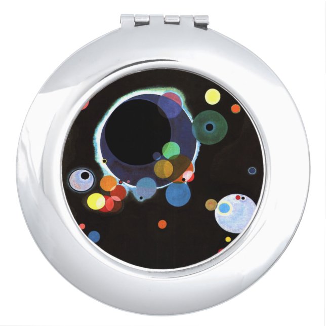 Kandinsky - Several Circles, Compact Mirror (Front)