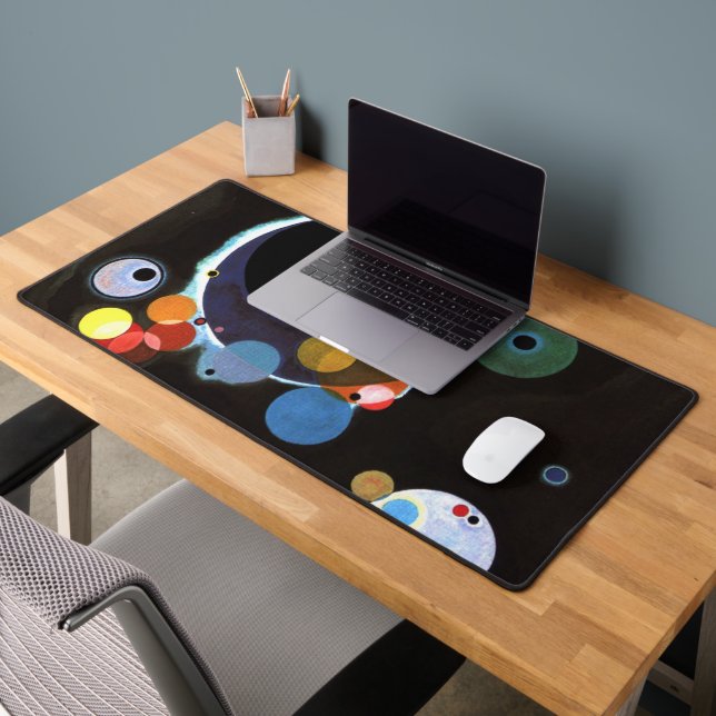 Kandinsky - Several Circles Desk Mat (Office 2)