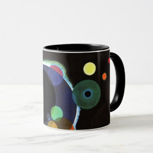 Kandinsky - Several Circles, famous painting, Mug