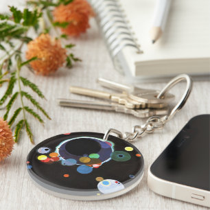 Kandinsky - Several Circles Keychain