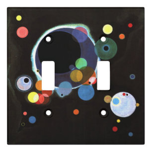 Kandinsky - Several Circles Light Switch Cover