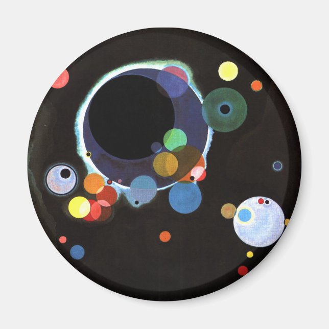 Kandinsky - Several Circles, Magnet (Front)