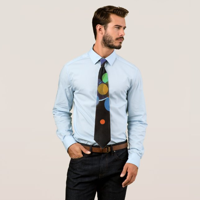 Kandinsky - Several Circles Neck Tie (In Situ)