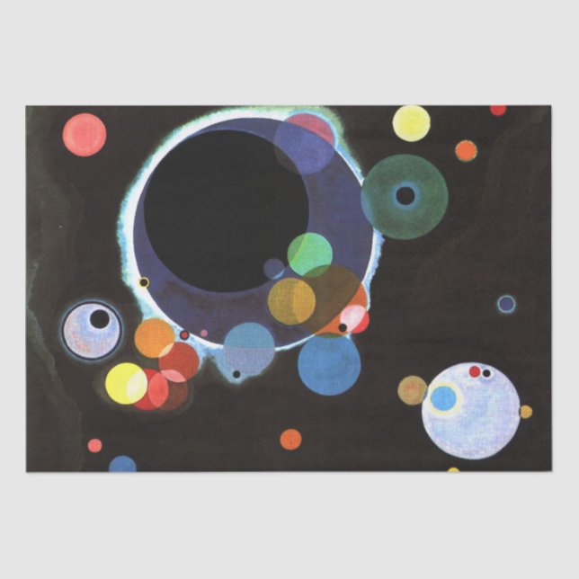 Kandinsky - Several Circles Tissue Paper (Front)