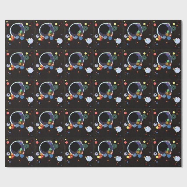 Kandinsky - Several Circles Wrapping Paper (Flat)